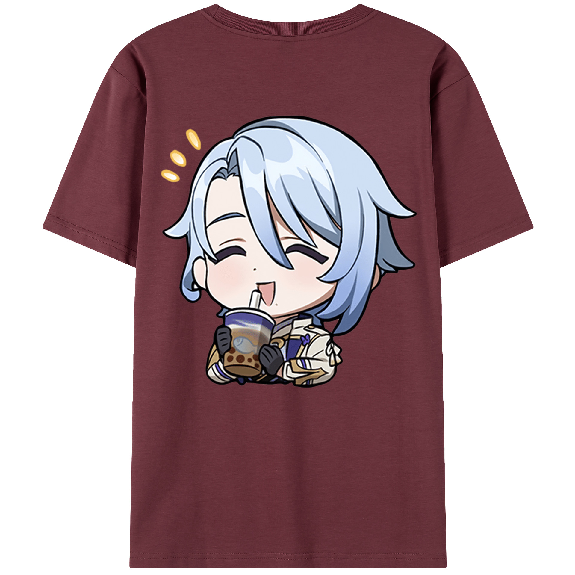 げんし神 神里綾人 かみさとあやと genshin Kamisato Ayato 綿100％半袖Tシャツ（背面プリント）